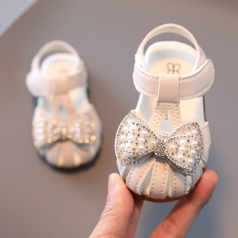 Baby sandals kids girls sandals soft bottom Infant shoes children infant girls princess shoes Bowknot Kids Girl sandals