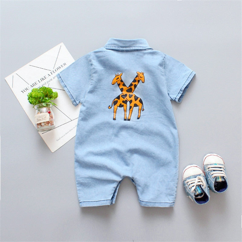 IENENS Kids Baby Boy Jumper Girls Clothes Pants Denim Shorts Jeans Overalls Toddler Infant Jumpsuits Newborn Clothing Tracksuits